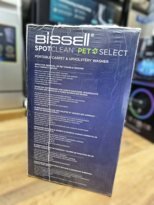 BISSELL Spot Clean Pet Select Détacheur 3en1 aspire/pulvérise/Brosse