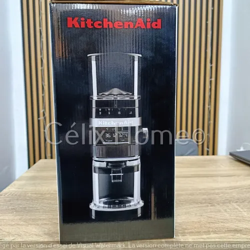 KitchenAid Moulin à meule café digital 70 réglages 5KCG8433EBM