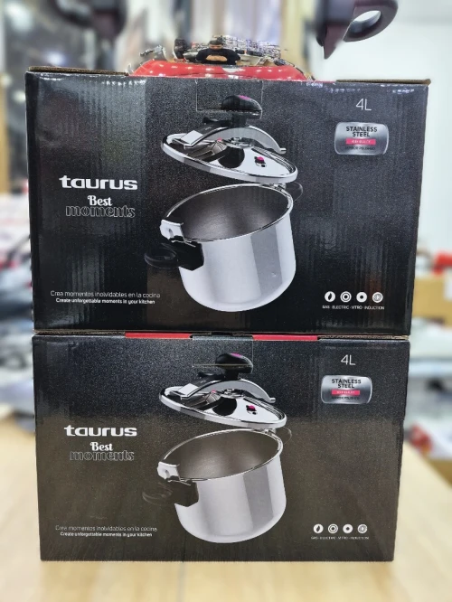 Taurus Best Moments Cocotte minute traditionnelle Classic en Inox 4L