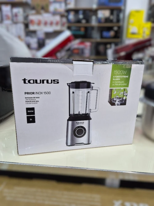 TAURUS PRIOR INOX Blender 1500w 2L Tasse en verre