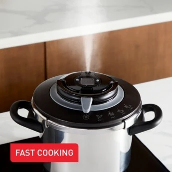 SEB Clipso+ Chef Cocotte minute Inox 4.5L/6L/8L 4 réglages