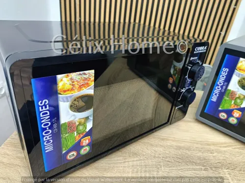COBRA Micro-ondes porte Bouton poussoir 17L 700w