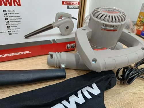 CROWN Souffleur d'air et Aspirateur 550W
