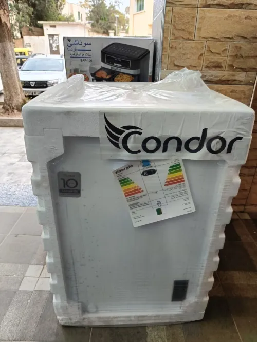 CONDOR Congélateur horizontal compact 102L Inverter avec lampe a l'interieur