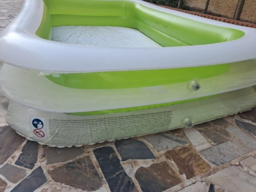 piscine gonflable double paroi avec deux profondeurs gonfllement à pompe ou au compresseur
