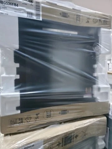 FOUR BOSCH ENCASTRABLE ÉLECTRIQUE VENTILÉ 71L SÉRIE 6 HYDROLYSE AIR FRYER HBG536EB4