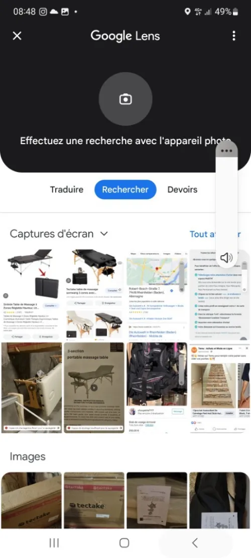 Lits de masage (portable)