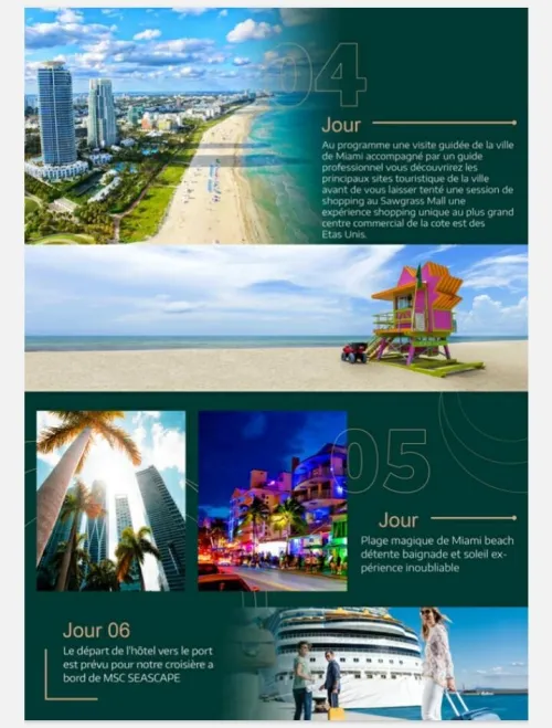 USA coté EST New York/ Miami et croisière MSC SEASCAPE été 2025 (12 jours) 