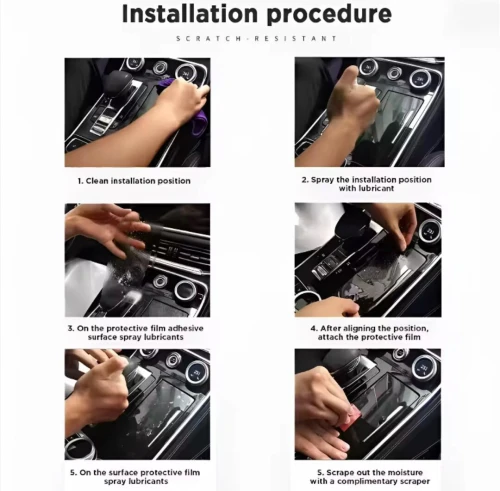 Film de Protection Intérieur Complet & Anti-Rayures pour Geely Coolray (2025 2026)  Écrans & Console