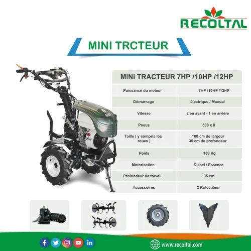 Motoculteur mini tracteur