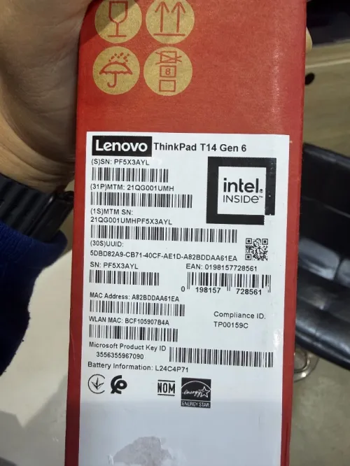 Lenovo thikpad T14 Gen 6 ultra 7 258 V