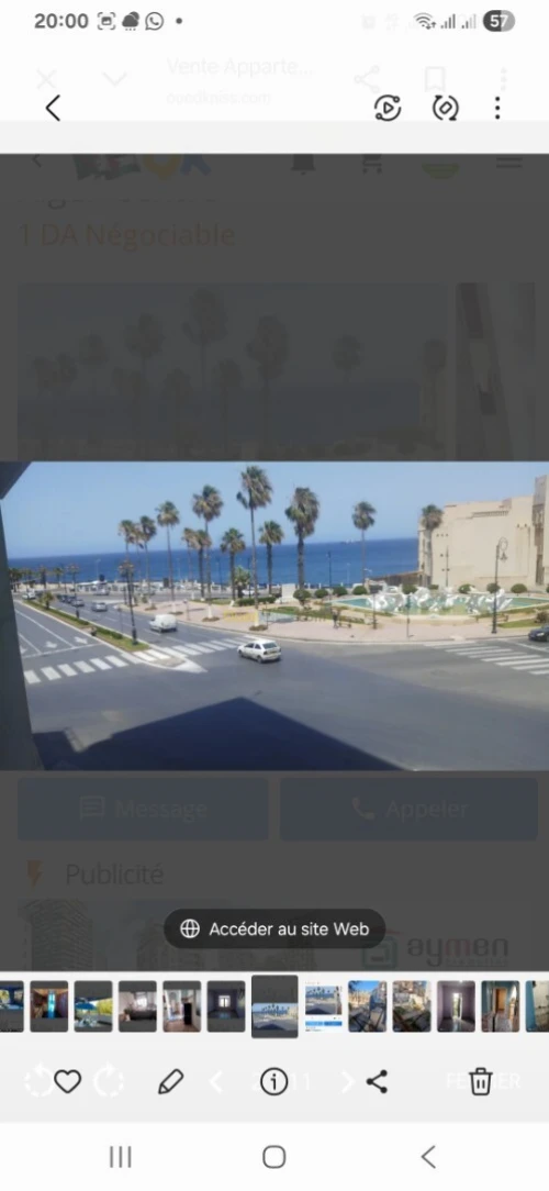 Vente Appartement F3 Alger Bab el oued