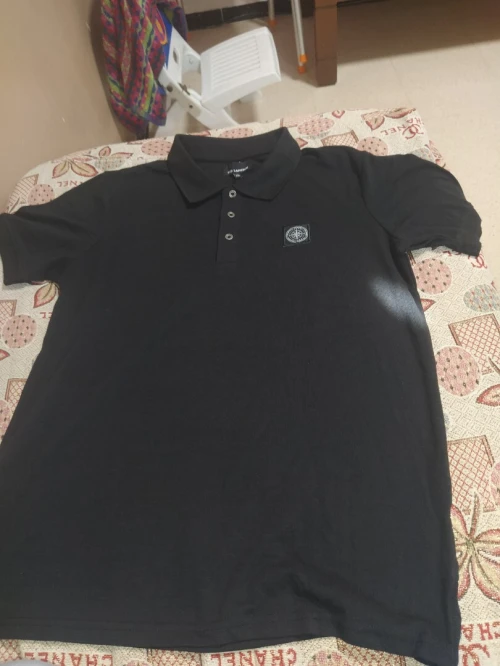 Polo TED LAPIDUS noir original kaba taille L XL  