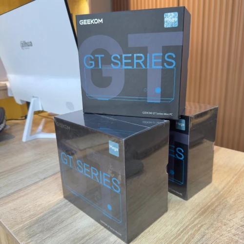 GEEKOM GT1 Mega AI Mini PC with 14th Gen Intel Ultra 9 185H, 16GB DDR5(Up to 96GB), 1TB NVMe SSD, Windows 11 Pro, Intel Arc GPU/Dual 2.5G LAN/WiFi 7