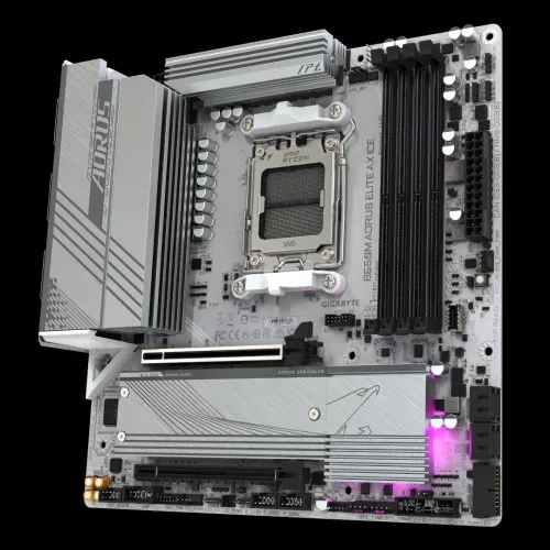 CARTE MERE GIGABYTE B650M AORUS ELITE AX ICE DDR5