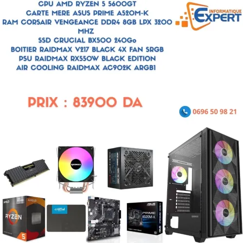 CONFIG RYZEN 5 5600GT RAM 8G