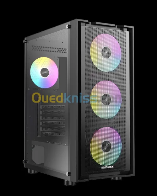 BOITIER RAIDMAX VECTOR V216 BLACK 4X FAN SRGB