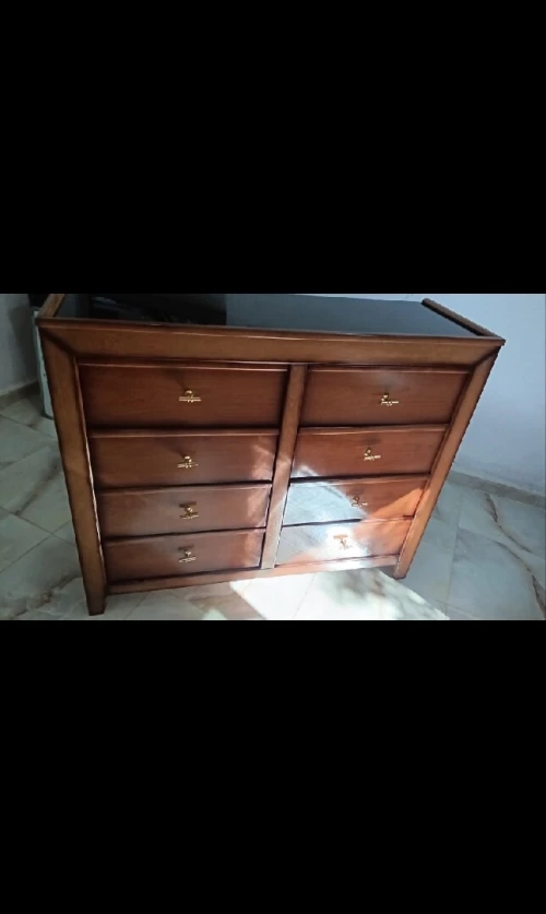 Commode/chiffonnier en bois hêtre disponible f 6tiroires/8tiroires