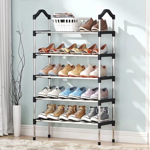 Étagère à Chaussures 5 Niveaux رف أحذية متعدد المستويات