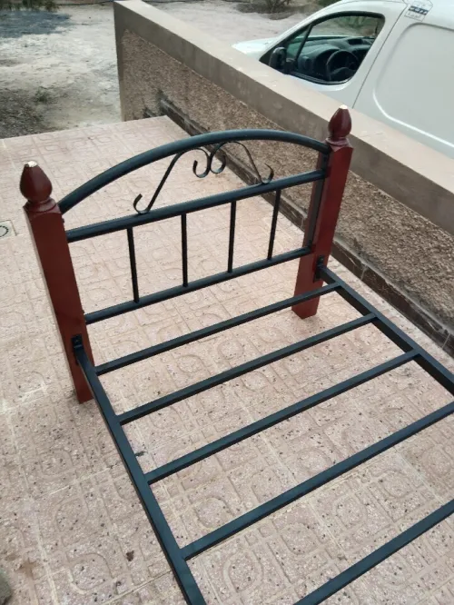 Lit fer forgé 90cm
