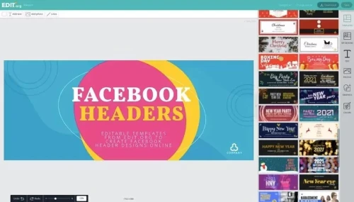 Créer une bannière Facebook , Instagram , LinkedIn, Tick tok