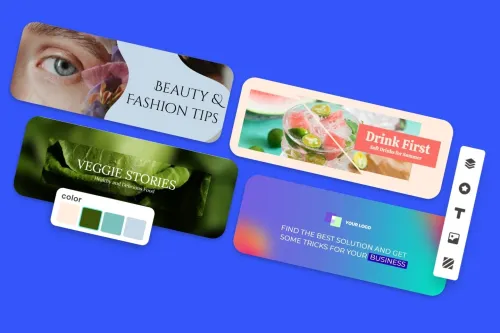 Créer une bannière Facebook , Instagram , LinkedIn, Tick tok