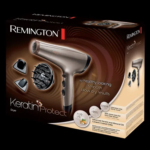 SECHOIR REMINGTON KERATIN PROTECT REF AC8002 PUISSANCE 2200W MOTEUR AC PROFESSIONNEL