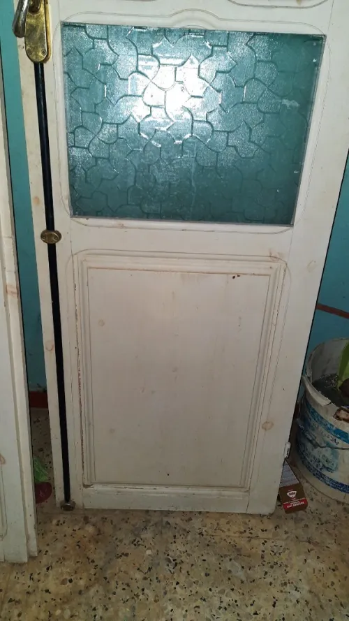 Porte fenetre en bois 52.5 x 200 cm 