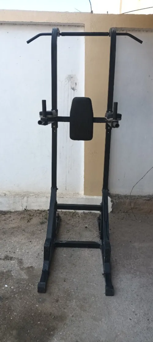 Chaise romaine Décathlon dips dos pecs triceps biceps abdos