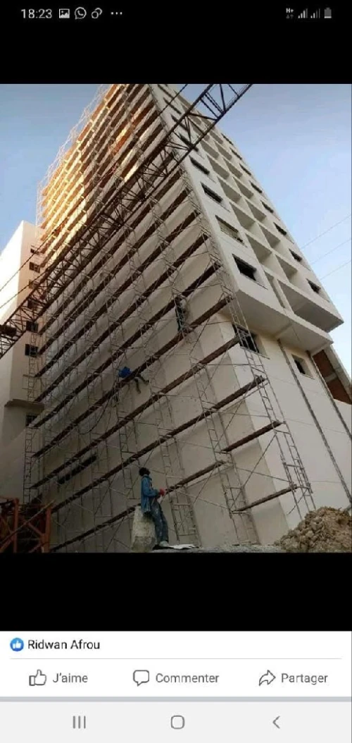   Traitement Façade Monocouch et platre projeter