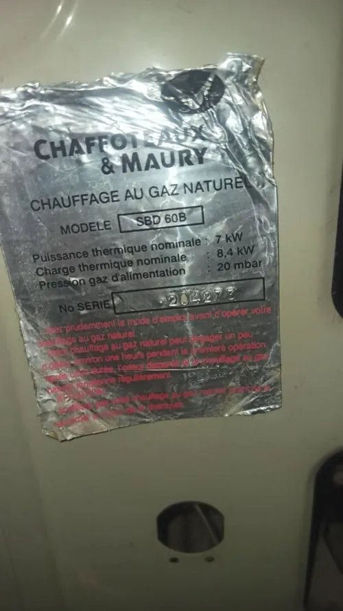 Chauffage gaz chaffoteaux et maury