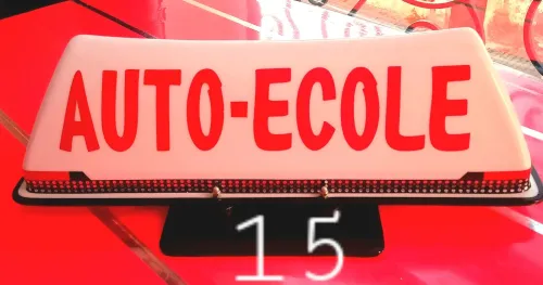 Panneau de toit auto-école