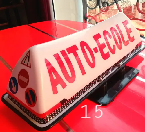 Panneau de toit auto-école