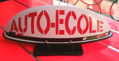 Panneau de toit auto-école