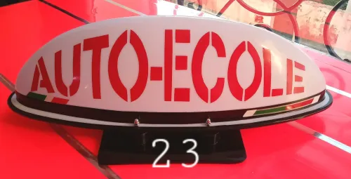 Panneau de toit auto-école