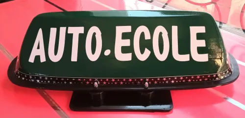 Panneau de toit auto-école