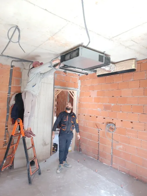 Installation climatisation centrale 