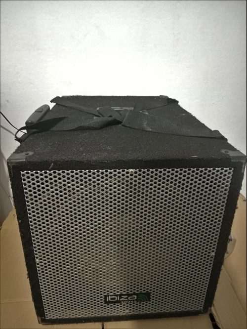 IBIZA Cube 1208 - Ampli Boomer - SD CARD - USB - Bluetooth - Line in - Mic in