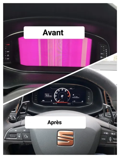 Afficheur de cockpit d'origine pour Audi 2020+