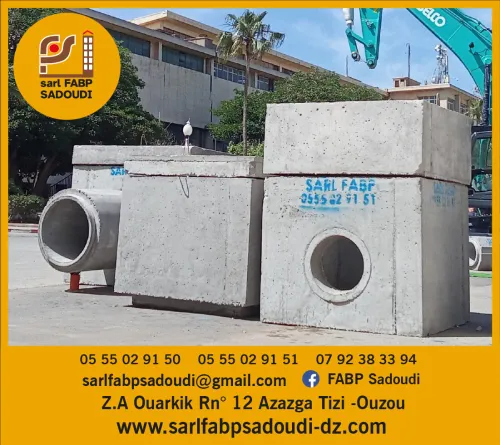 #Assainissement Regards préfabriqués en béton 