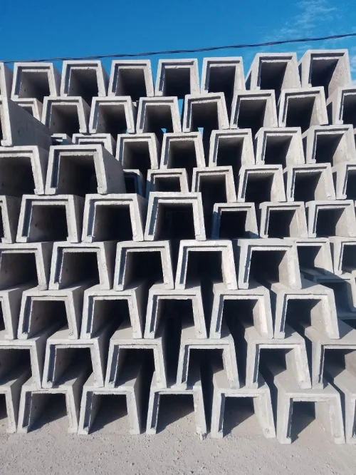 Caniveaux en béton 