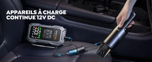 Booster Batterie Voiture avec Compresseur D Air 150PSI 6000A
