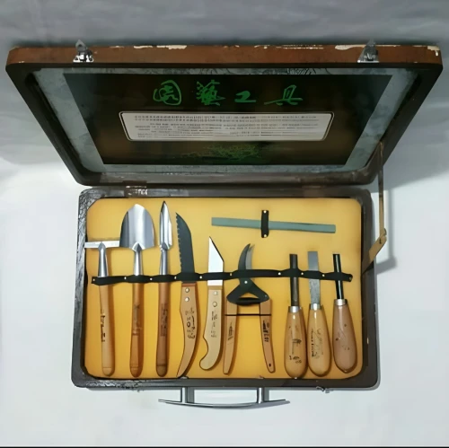 Rare Ensemble de mini outils de Jardin 10 pièces GARDEN TOOLS Vintage.