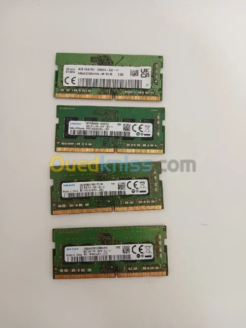 Les ram 8GB DDR4 Sk hynix Samsung 