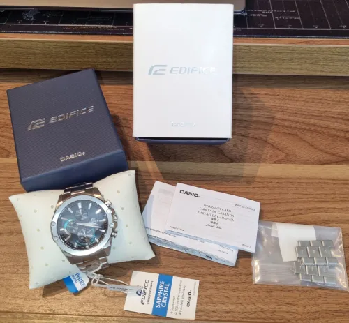 Montre Casio Edifice verre Saphire