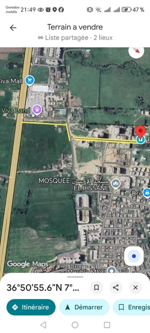 Vente Terrain Annaba El bouni