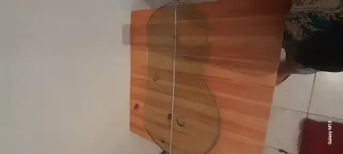 Vasque en verre avec support