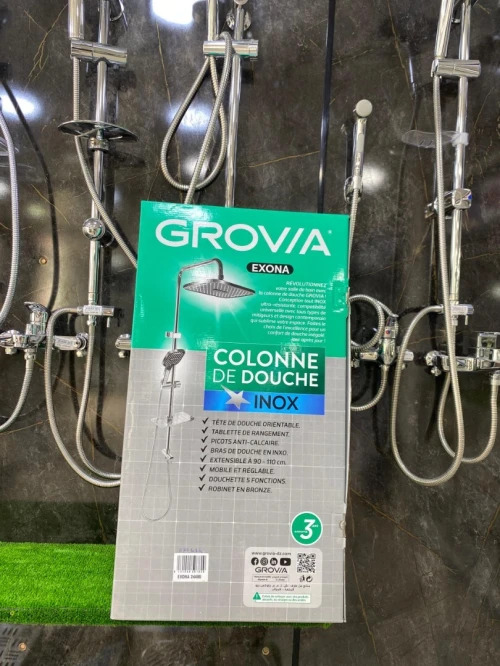 COLONNE DE DOUCHE GROVIA EXONA INOX