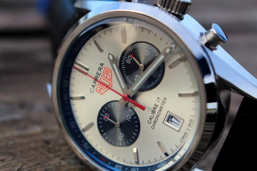  Montres pour hommes TAG HEUER Carrera Calibre 17 Blanche