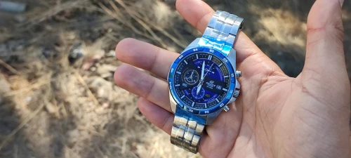 Montres CASIO EFR-556DB-2 Blue/acier